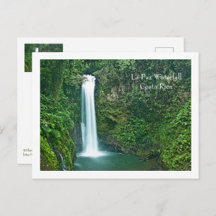 La Paz Waterfall, Costa Rica Postcard
