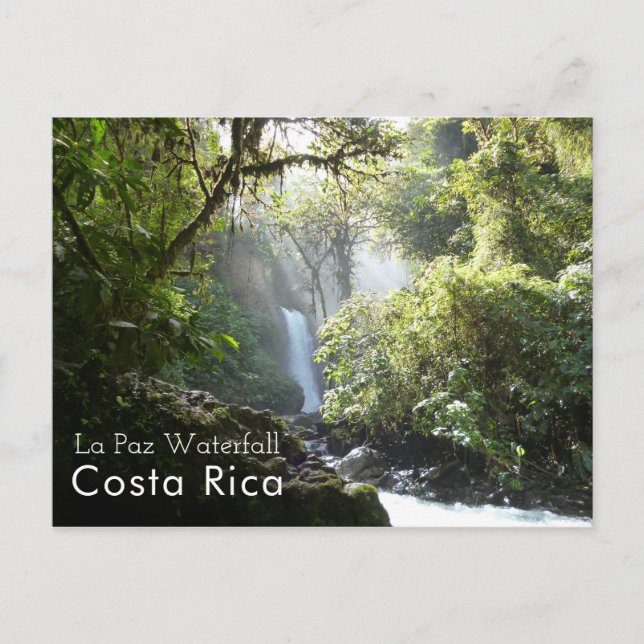 La Paz Waterfall, Vara Blanca, Costa Rica Postcard (Front)
