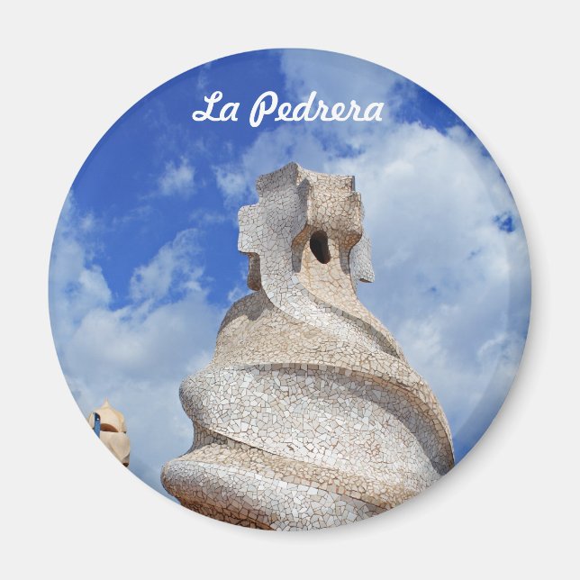 La Pedrera chimneys Magnet (Front)