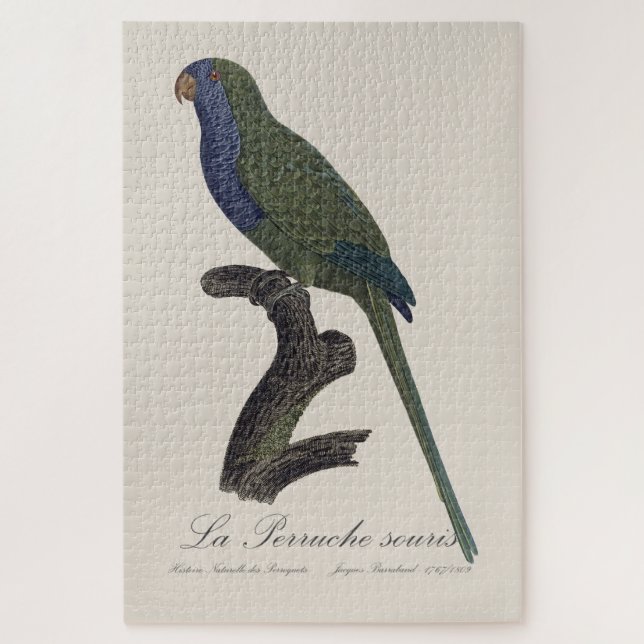 La Perruche souris / Monk Parakeet  Jigsaw Puzzle (Vertical)