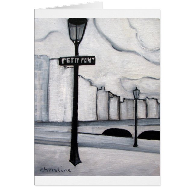 La Petit Pont, Paris France (Front)