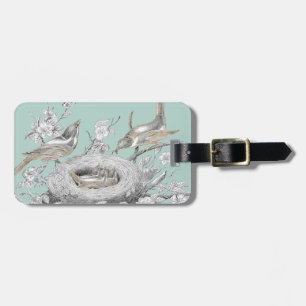 La petite famille luggage tag