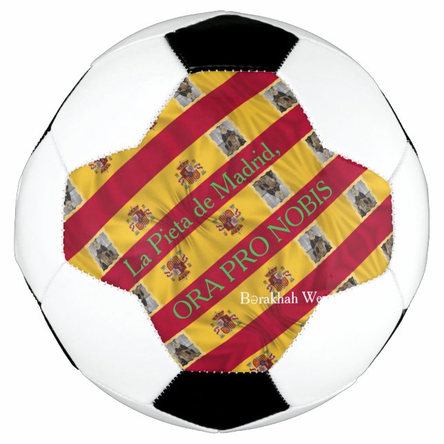 La Pieta de Madrid Soccer Ball (Front)