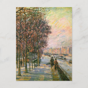 La Place Valhubert by Armand Guillaumin Postcard