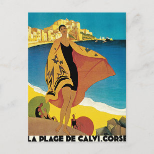La Plage De Calvi Corse France Postcard