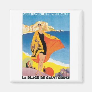 La Plage De Calvi. Corse Magnet