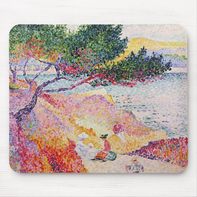 La Plage de Saint-Clair, 1906-07 Mouse Pad (Front)