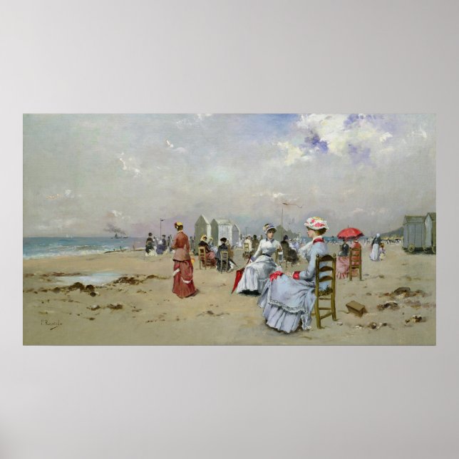 La Plage de Trouville Poster (Front)