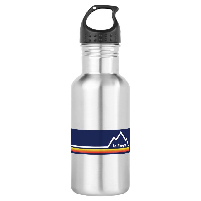 La Plagne France 532 Ml Water Bottle (Front)