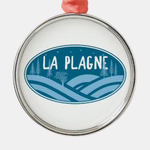 La Plagne France Outdoors Metal Tree Decoration