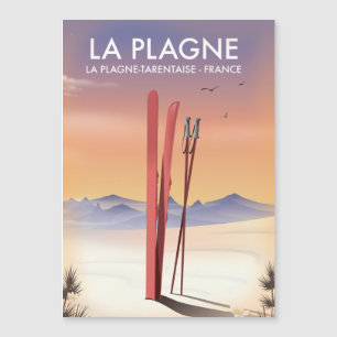 La Plagne ,La Plagne-Tarentaise, France ski poster