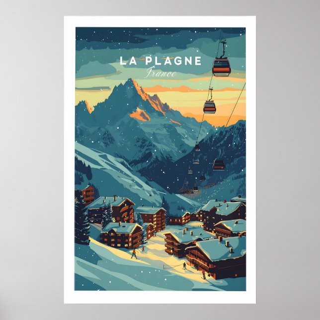 La Plagne Print France 1 (Front)