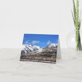 La Platas in Winter Holiday Card