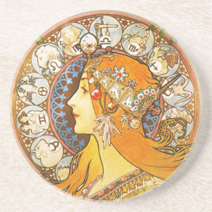 La Plume Zodiaque, Mucha Coaster