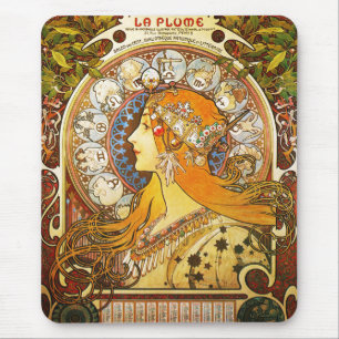 La Plume Zodiaque, Mucha Mouse Pad