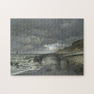 La Pointe de la Hève Low Tide Monet Fine Art Jigsaw Puzzle