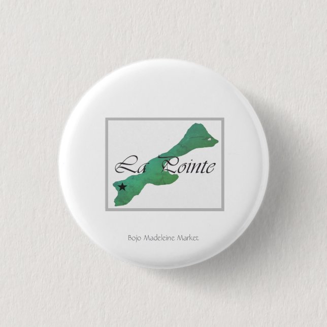 La Pointe Small Button Pin (Front)