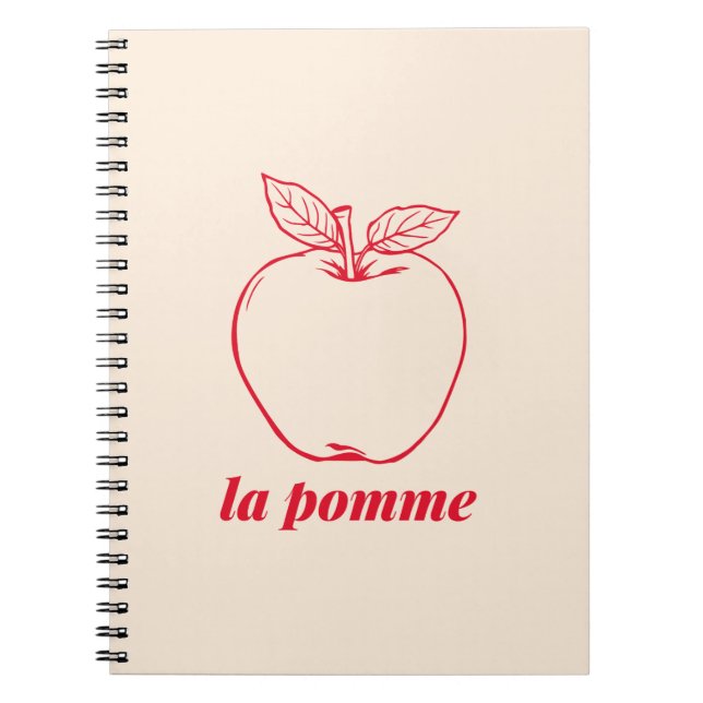 la pomme notebook (Front)