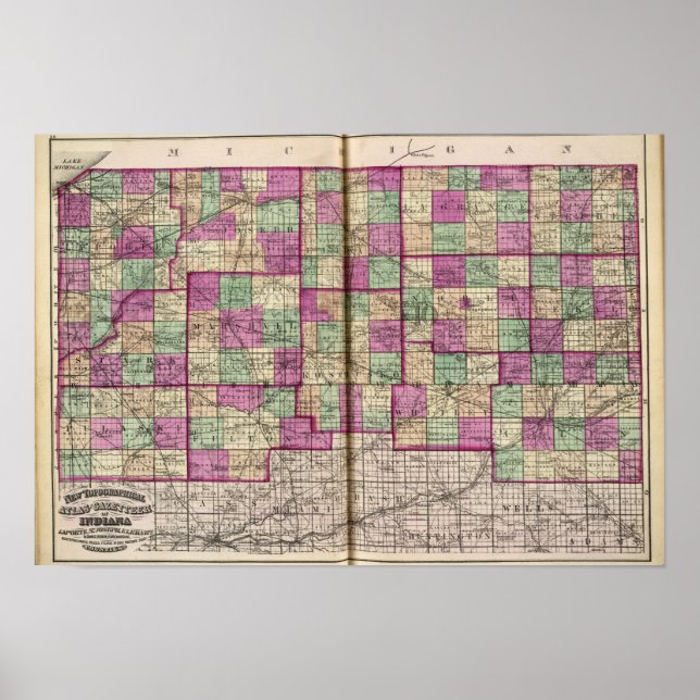 La Porte County and St Joseph County Poster (Front)