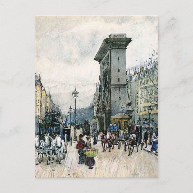La Porte de San Denis Postcard (Front)