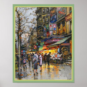 La Porte Saint-Martin Paris  Poster