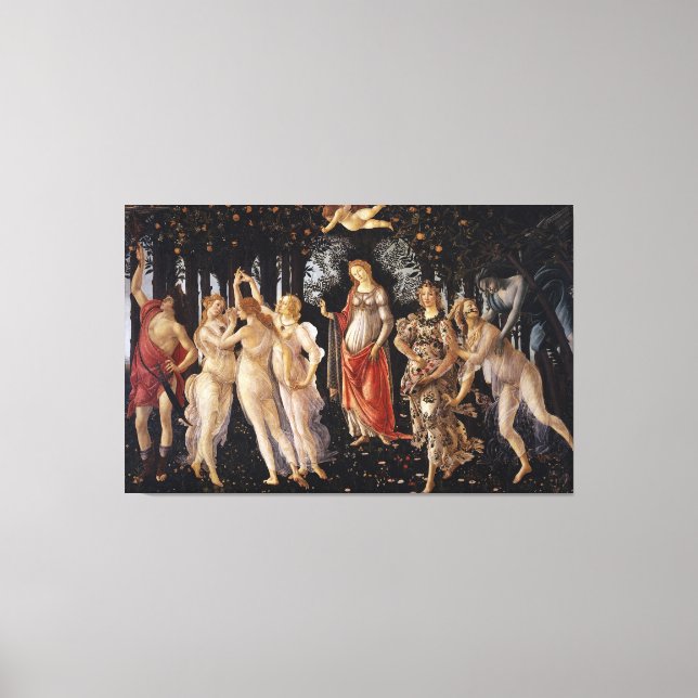 La Primavera (Spring) by Sandro Botticelli Canvas Print (Front)