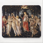 La Primavera (Spring) by Sandro Botticelli Mouse Pad<br><div class="desc">La Primavera (Spring) by Sandro Botticelli, tempera painting on wood panel c. 1482, is a monumental depiction of a procession of ancient classical gods heralding the return of Spring, a subject that symbolises the time of renewal of the Renaissance. In the centre of the painting are the goddesses Venus and...</div>