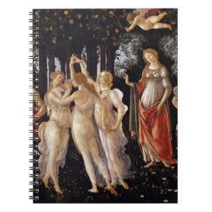 La Primavera (Spring) by Sandro Botticelli Spiral Notebook