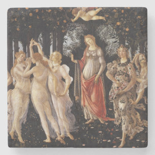 La Primavera (Spring) by Sandro Botticelli Stone Coaster