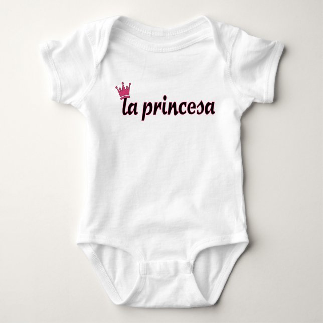 La Princesa Baby Bodysuit (Front)