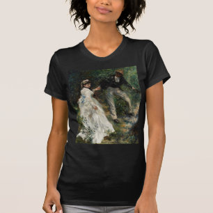La Promenade Renoir Couple Walking Painting Art T-Shirt