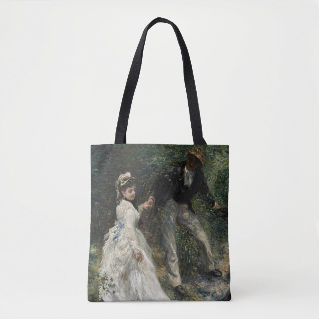 La Promenade Renoir Impressionism Painting Art Tote Bag (Front)
