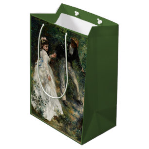 La Promenade Renoir Impressionist Painting Art Medium Gift Bag