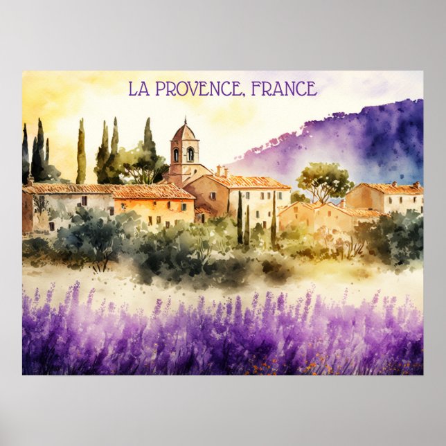 La Provence France Painting Poster (Front)
