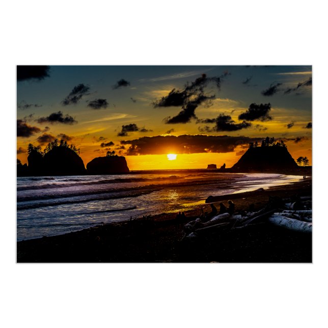 La Push Sunset Glossy Poster (Front)
