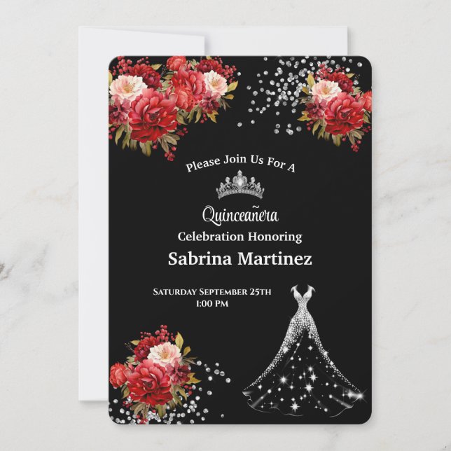 La Quinceanera Invitation (Front)