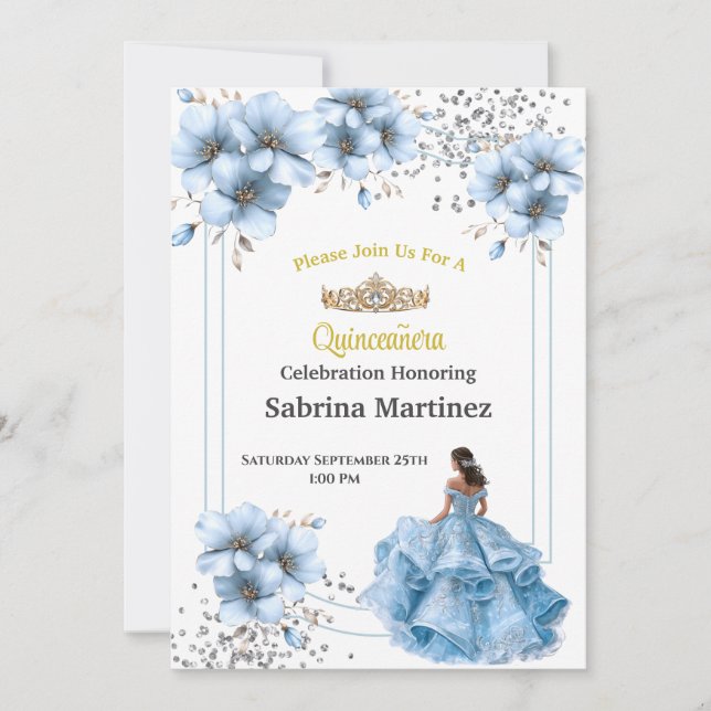 La Quinceanera Invitation (Front)