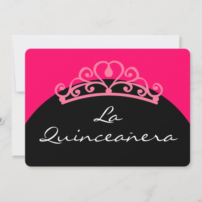 La Quinceanera Invitation (Front)