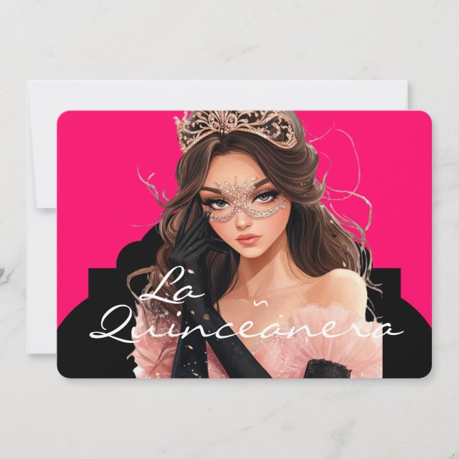 La Quinceanera Invitation (Front)