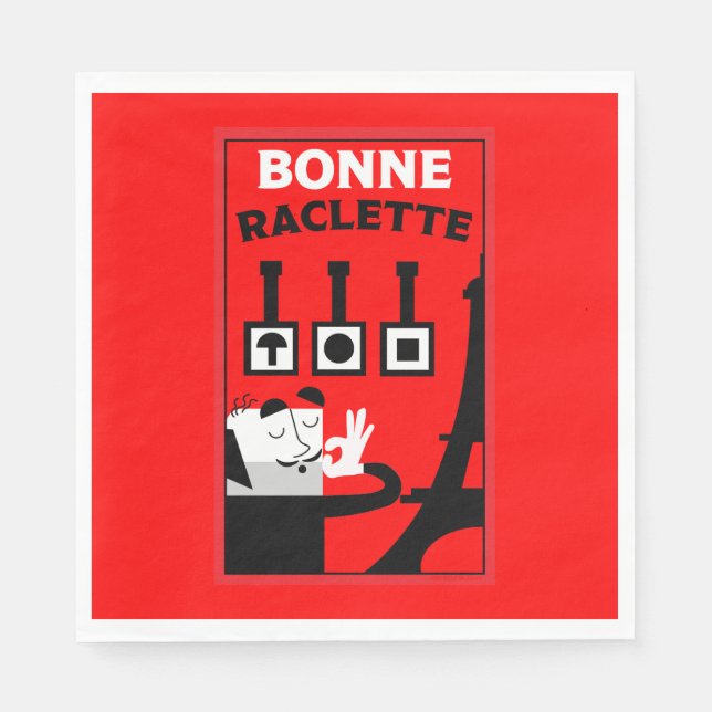 La Raclette Napkin (Front)