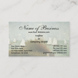 La Rade de Grandcamp by Georges Pierre Seurat Business Card