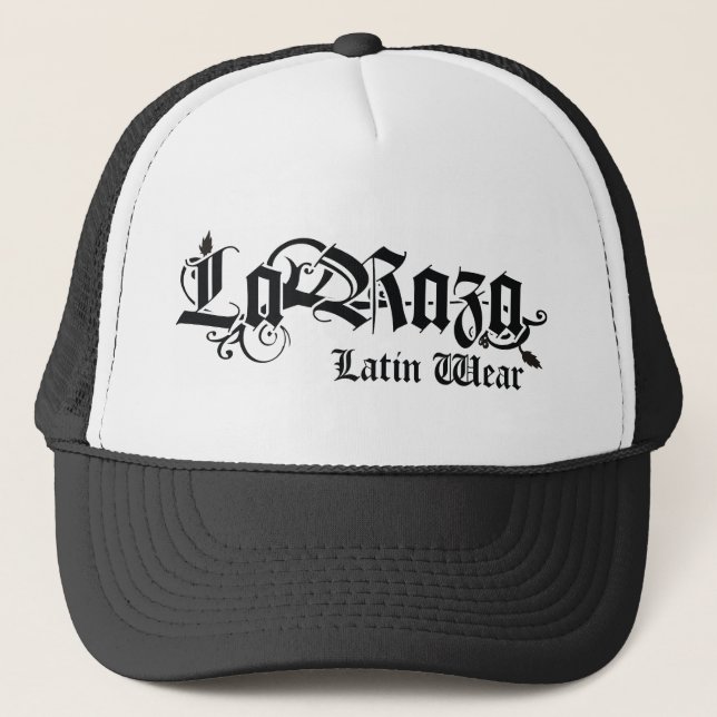 La Raza Logo Trucker Hat (Front)