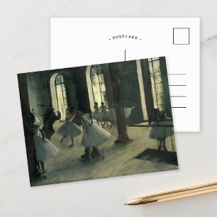 La Répétition Au Foyer De La Danse   Edgar Degas Postcard