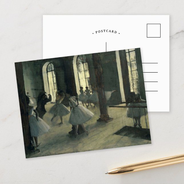 La Répétition Au Foyer De La Danse | Edgar Degas Postcard (Creator Uploaded)