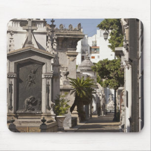 La Recoleta Cemetery in Buenos Aires Mouse Pad