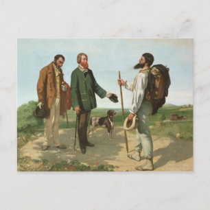 La Rencontre, or Bonjour Monsieur Courbet, 1854 Postcard