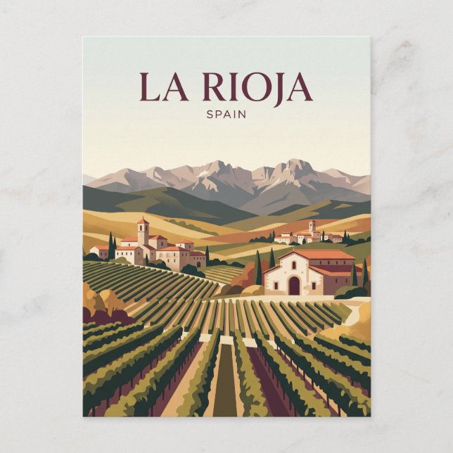 La Rioja Spain Postcard (Front)