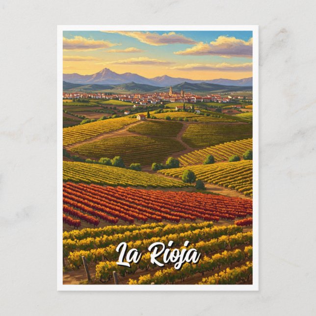 La Rioja Spain Travel Postcard (Front)
