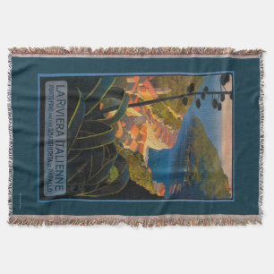 La Riviera Italienne Throw Blanket