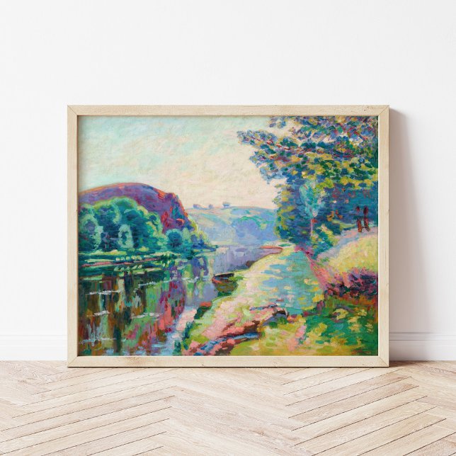 La Roche de l’Echo, Crozant | Armand Guillaumin Poster (Creator Uploaded)